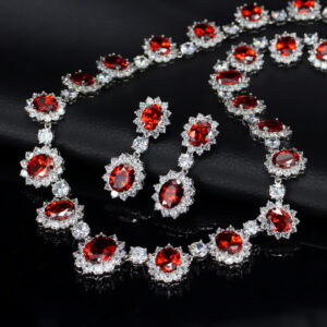 Plated Fashion Jewelry Necklace Set