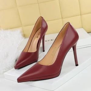 High Heel Pointed Toe Pumps